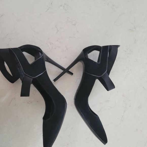 Gianmarco Lorenzi High Heel Pump Black Suede 39 - Picture 7 of 11
